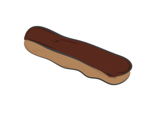 Eclair au chocolat.