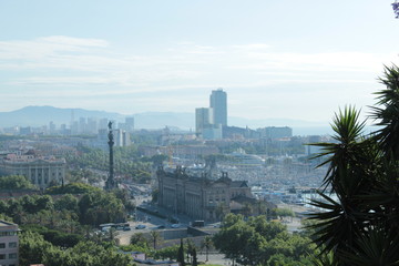 Fototapeta premium Vista de la ciudad.