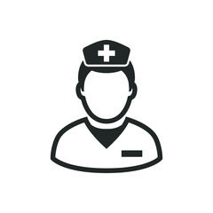 Male nurse icon
