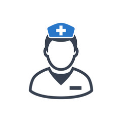 Male nurse icon