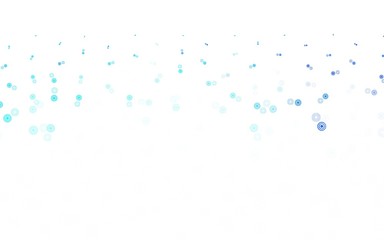 Light BLUE vector background with spots.
