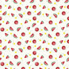 seamless pattern with apples