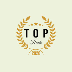 top rank label vector