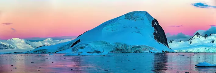 Fotobehang Antarctische zonsondergang © Kym