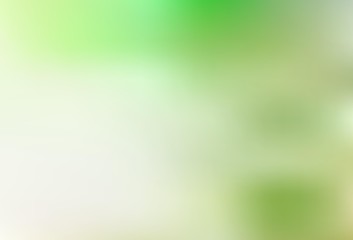 Light Green vector blurred shine abstract background.