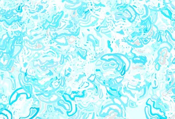 Light Blue, Green vector texture with abstract forms.