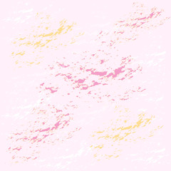 Nude and rose color abstract pattern at the soft pink background. Design for wallpaper, fabric, textile, texture, fusion. Peach, pinkish pastel gentle elements. Abstract artwork. Vector illustration.