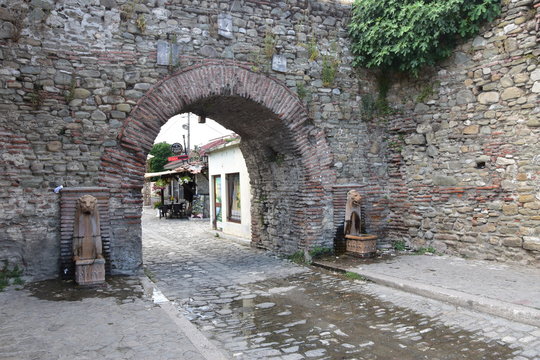 Elbasan zamek centrum starego miasta Albania