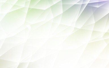 Light Green vector background with triangles. Abstract gradient illustration with triangles. Pattern for websites.