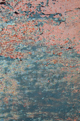 Metal texture with scratches and cracks, grunge background