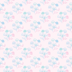 floral repeat pattern