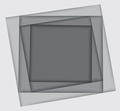 shades of white square background vector illustration EPS10