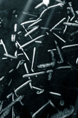 BLACK BACKGROUND WITH WHITE DUST