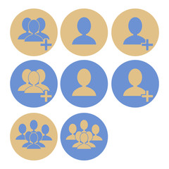 set of icons for web design vector