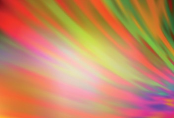 Dark Yellow vector blurred bright template.