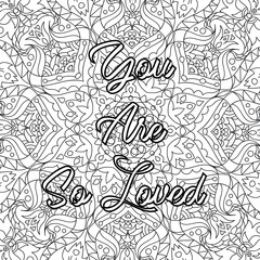 Fototapeta premium Coloring book for adults antistress / Mandala / Oriental drawing / Zentangle 