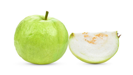 Fresh guava isolated on a white background