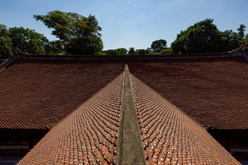 The Literature Temple of Hanoi in Vietnam
