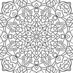 Coloring book for adults antistress / Mandala / Oriental drawing / Zentangle	
