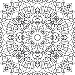 Coloring book for adults antistress / Mandala / Oriental drawing / Zentangle	
