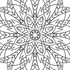 Coloring book for adults antistress / Mandala / Oriental drawing / Zentangle	
