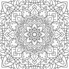 Coloring book for adults antistress / Mandala / Oriental drawing / Zentangle	
