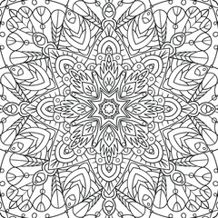 Coloring book for adults antistress / Mandala / Oriental drawing / Zentangle	
