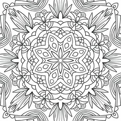 Coloring book for adults antistress / Mandala / Oriental drawing / Zentangle	
