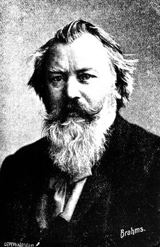Johannes Brahms, was a German composer in the old book Biographies of famous composers by A. Ilinskiy, Moscow, 1904