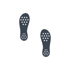 Footprint icon ( vector illustration )