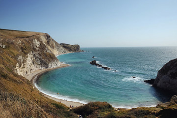 Man O'War Beach on the Jurassic Coast, Dorset, UK