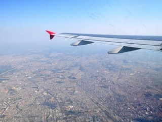 Fototapeta premium Im Flugzeug