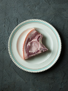 Pork rib chop