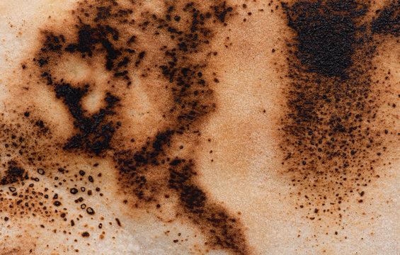 Abstract Burn On Bread Texture Background