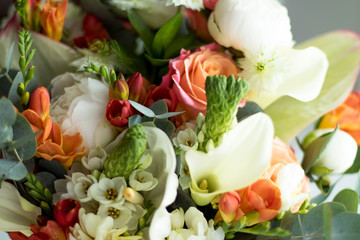 beautiful wedding bouquet for the bride