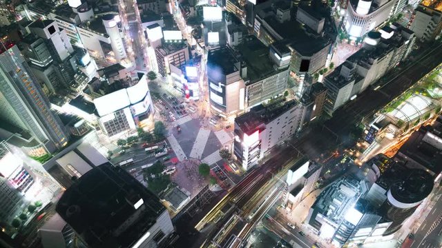 渋谷　タイムラプス