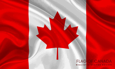 Flag of Canada - Realistic Vector Design