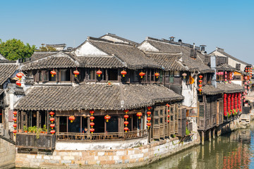 Obraz premium Houses and rivers in Xitang ancient town
