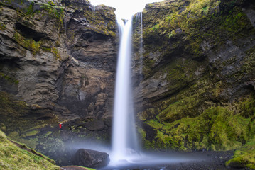 waterfall in iceland