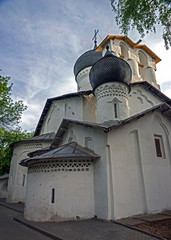 Fototapeta na wymiar St. Nicolas churchl. City of Pskov, Russia. XVI century