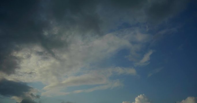 rainy dark cloudes moving fast.