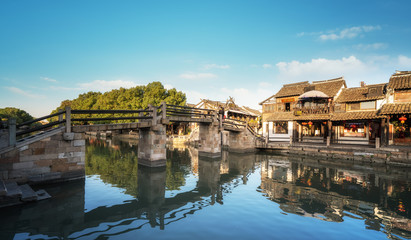 Obraz premium Houses and rivers in Xitang ancient town