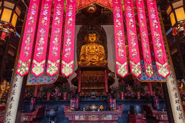Jade Buddha temple, Shanghai, China. 02/05/2019. it is the most important Buddhist temple in...