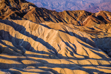 Sunrise on the Hills of Death Valley