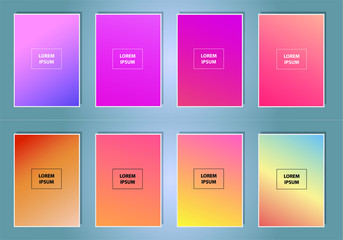 Minimal covers design. Colorful linear patterns. Vibrant background for screen, poster, banner, wallpaper, social media post