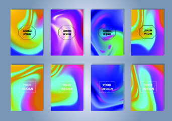 Minimal covers design. Colorful linear patterns. Vibrant background for screen, poster, banner, wallpaper, social media post