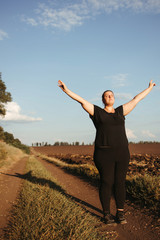 Body positive, freedom, high self esteem, confidence, happiness, inspiration, success, positive...