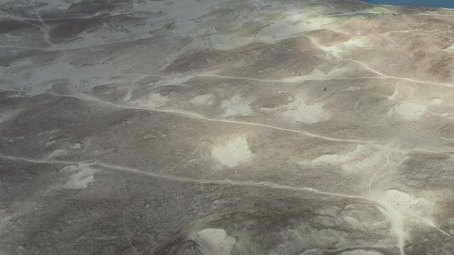 Aerial view of Mirties slėnis , Death Valley in Nida Lithuania