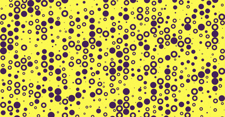 Abstract Color Halftone Dots generative art background illustration
