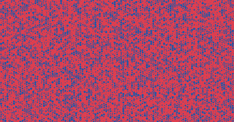 Abstract Color Halftone Dots generative art background illustration